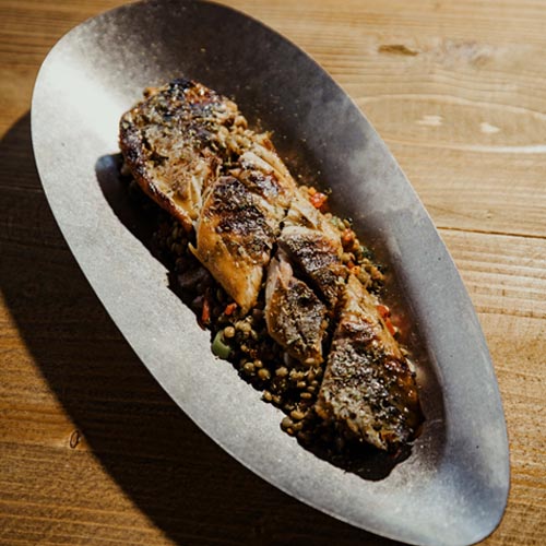 Καπνιστό σκουμπρί στη σχάρα / Grilled smoked mackerel
